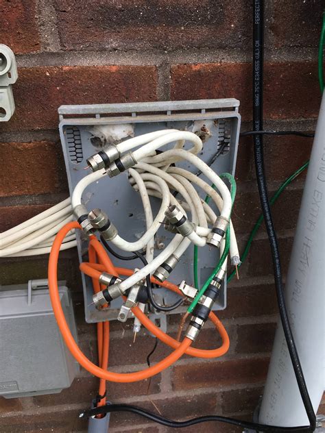 cox cable junction box|exterior coax cable box.